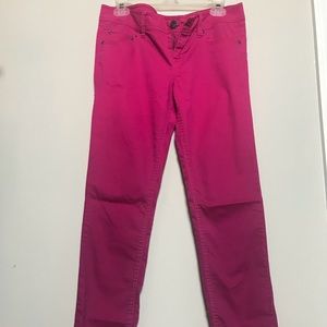 Ombré pink jeans